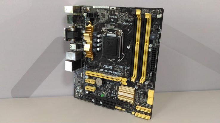 Материнская плата ASUS Z87M-Plus (s1150, Intel Z87, 1 x PCI-Ex16)     Без планки., фото №8