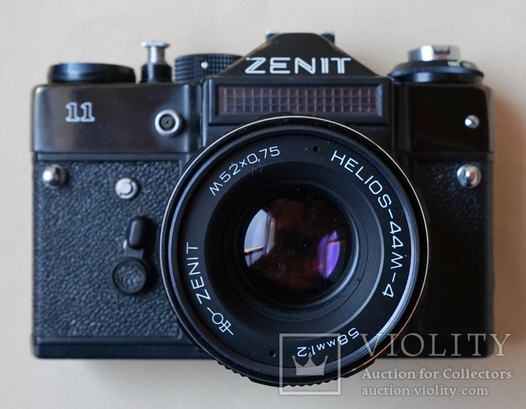 Фотоаппарат Zenit 11 + объектив Helios 44M-4, фото №9