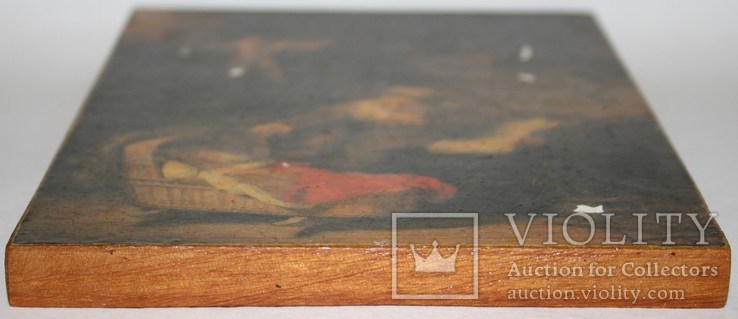 3.Картина-репродукция Х.В.Р.Рембранта "Святое семейство" 1970-х.,под лаком., фото №5