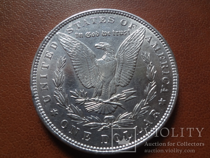 1 доллар  1886  США  серебро (М.9.16)~, фото №2