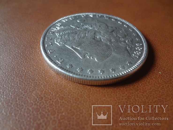 1 доллар  1886  США  серебро (М.9.16)~, фото №5