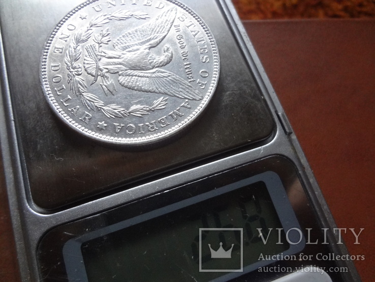 1 доллар  1886  США  серебро (М.9.16)~, фото №7