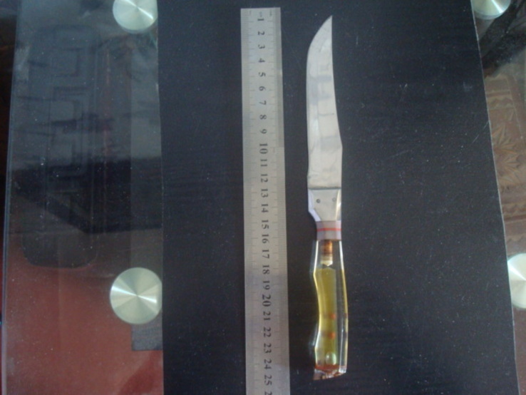 Столовый сувенирный нож СССР аквариум,тюльпаны, photo number 6