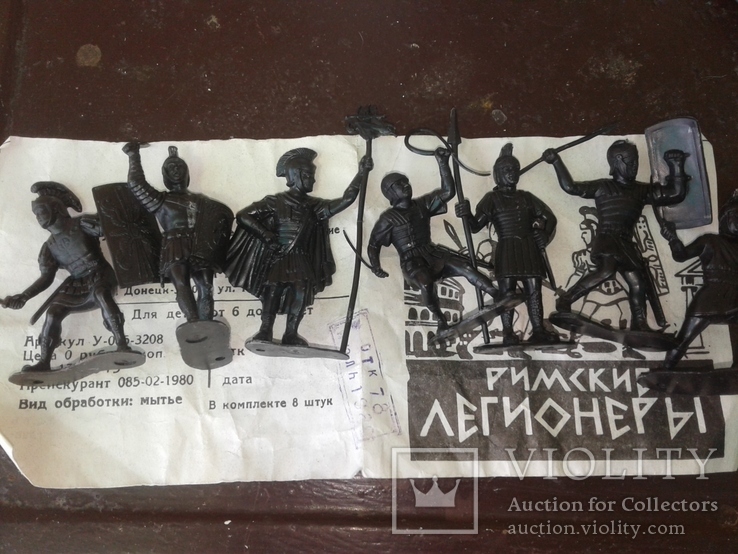Римские Легионеры  в упаковке с этикеткой  7 шт, фото №2