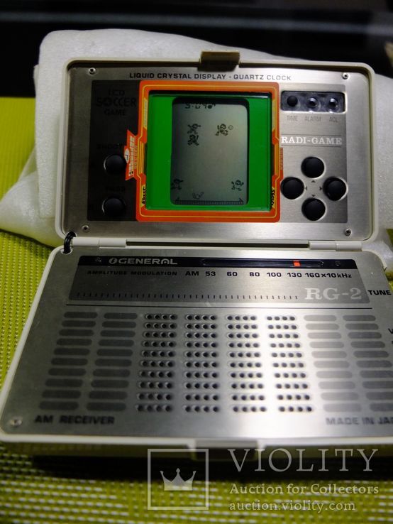 LCD Soccer game RG-2. Made in Japan