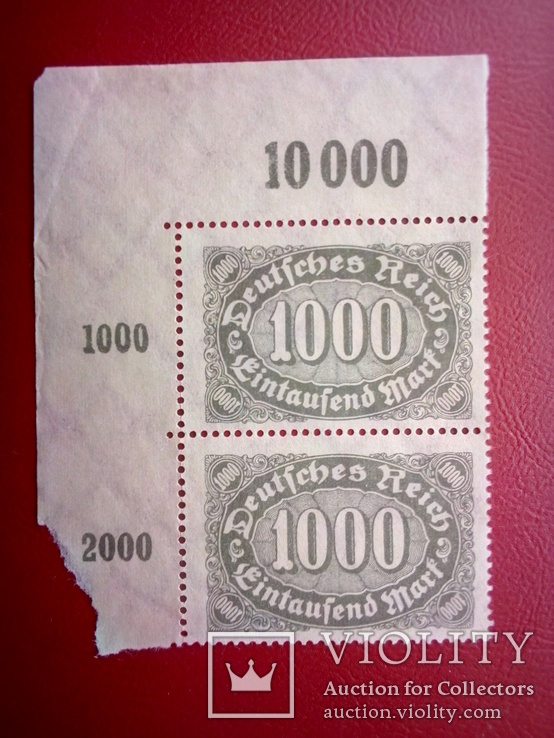 1922 - 23 р. 1000 пф. зцепка з полем