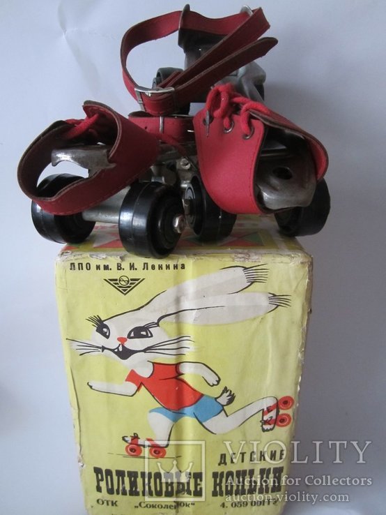 Детские роликовые коньки 1986 СССР, фото №2