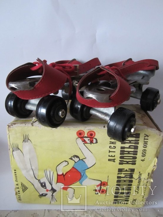 Детские роликовые коньки 1986 СССР, фото №5