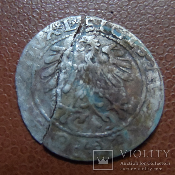 Полугрош  1561   серебро   (М.3.8)~, фото №4