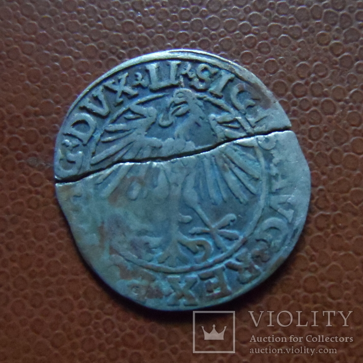 Полугрош  1548   серебро   (М.3.19)~, фото №3