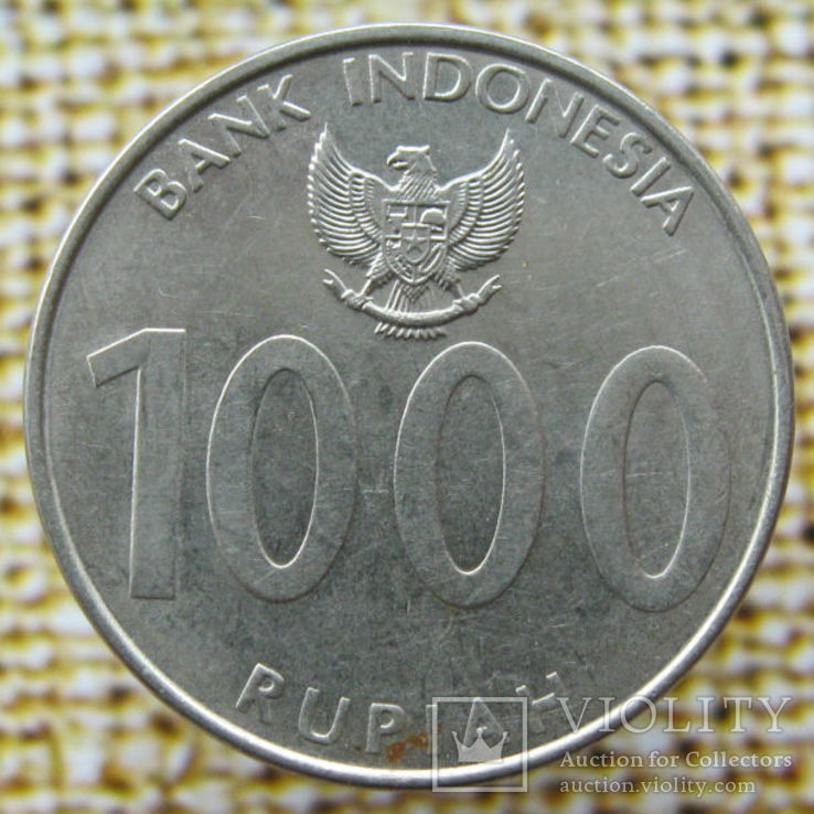 Індонезія 1000 рупій 2010 р., фото №2