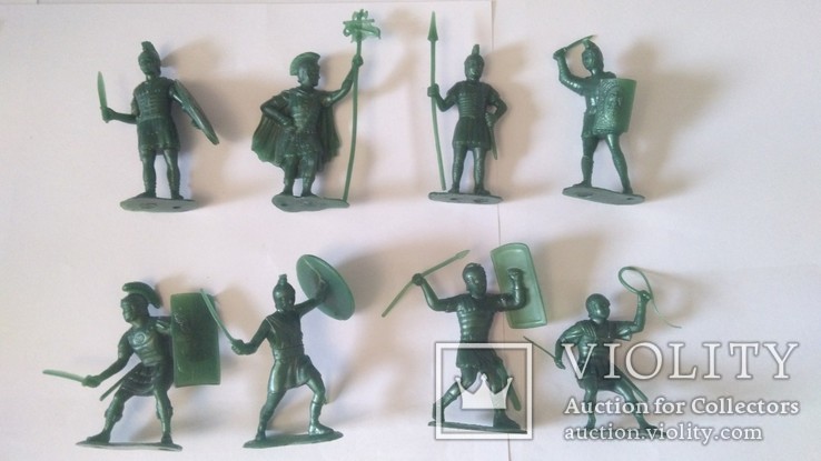 Римские легионеры (ДЗИ) зелёного цвета и Рыцари (ДЗИ) чёрного цвета, фото №7