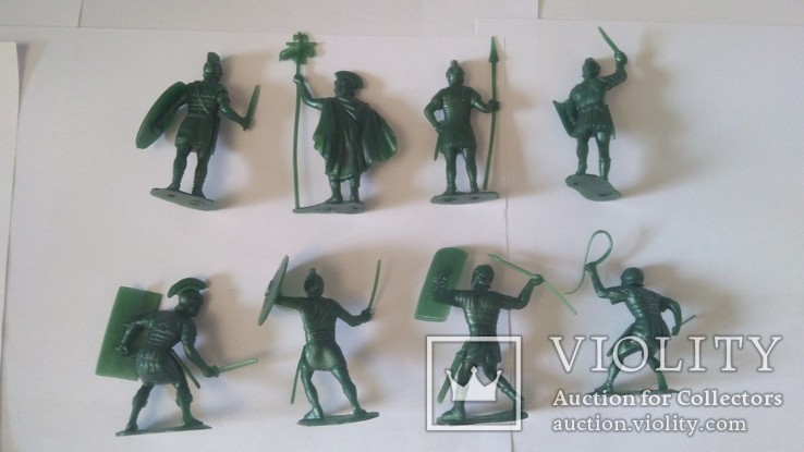 Римские легионеры (ДЗИ) зелёного цвета и Рыцари (ДЗИ) чёрного цвета, фото №8