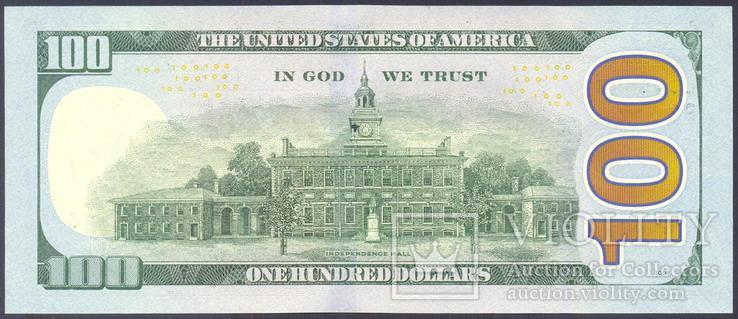 США - 100 $ долларов 2009 A - New York (B2) - UNC, Пресс, фото №4