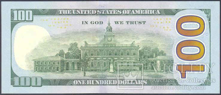 США - 100 $ долларов 2013 - New York (B2) - UNC, Пресс, фото №4