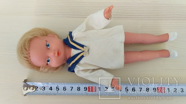 Кукла ГДР 21 см,на каблуках, фото №7