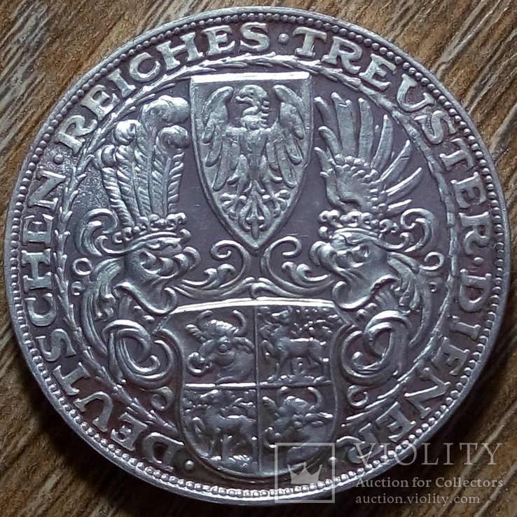 Германия монетовидный жетон 1927 г., фото №2