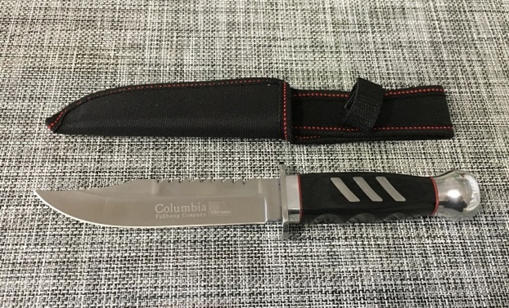 Нож туристичекский с чехлом Columbia К302В 26см, фото №3