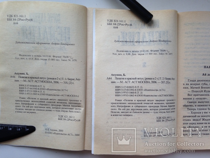Борис Акунин  Пелагея и красный петух Роман в 2 томах  2006 г., фото №4
