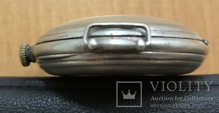Серебряные карманные часы MOSER 84 пробы, фото №5