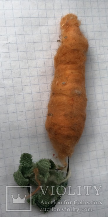 Ватная игрушка Морковь, фото №2