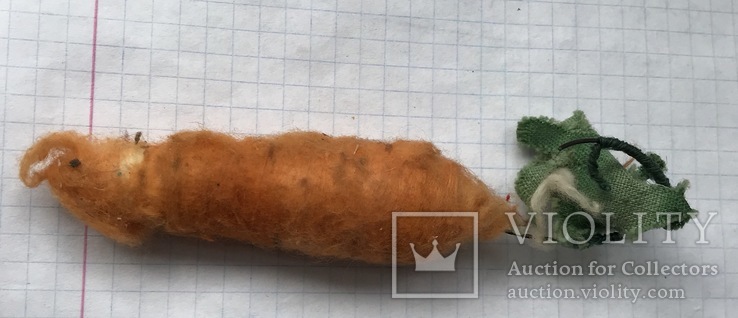Ватная игрушка Морковь, фото №3
