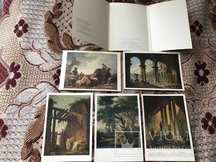 Набір листівок Hubert Robert, фото №3