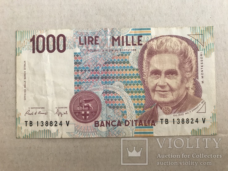 100 лир Италия 1990, фото №2