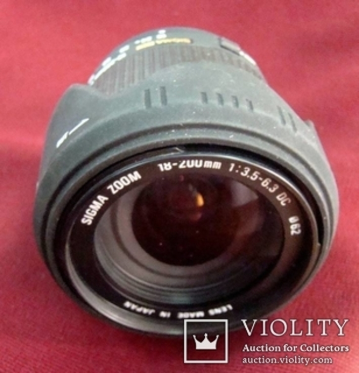 Фотоаппарат pentax с дополнительным объективом Sigma zoom 18-200mm 1:3.5-6.3 DC, фото №8