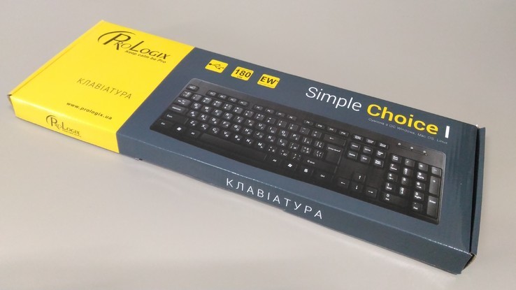 Клавиатура ProLogix Simple Choice I USB Black, numer zdjęcia 9