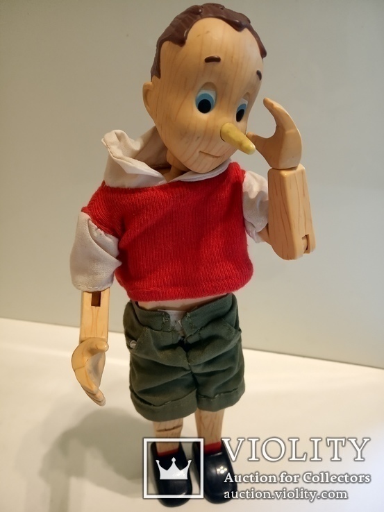 Кукла Буратино-Пиноккио. Шарнирная. 25 см., фото №9