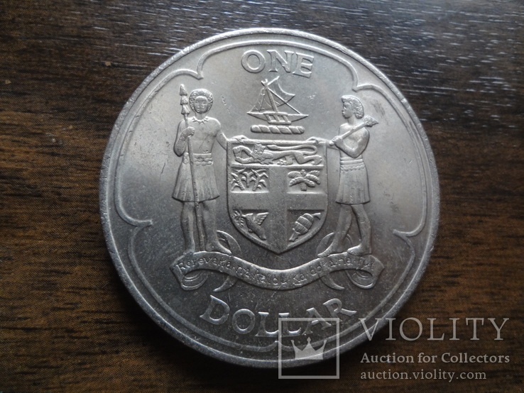 1 доллар 1969 Фиджи   (Л.8.13)~