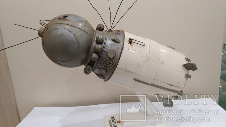 Модель космического корабля ВОСТОК -1 ГДР plasticart масштаб 1:25, фото №2