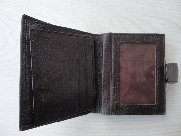 Женский кожаный кошелек HASSION (коричневый), фото №8