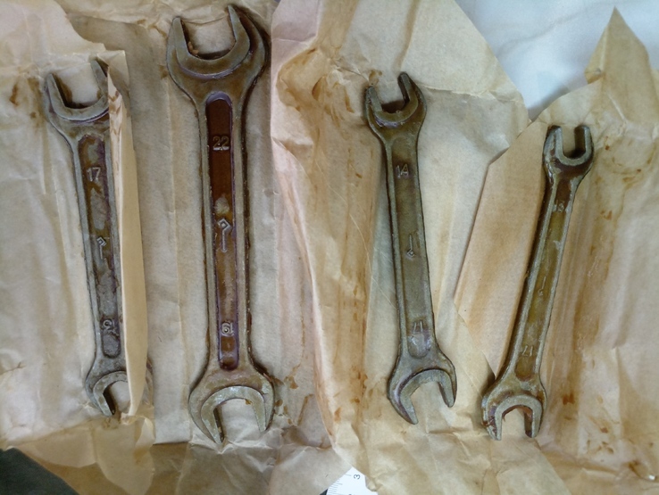 Ключи гаечные из СССР в масле в сумке, ЗИП военный ДХ, numer zdjęcia 5