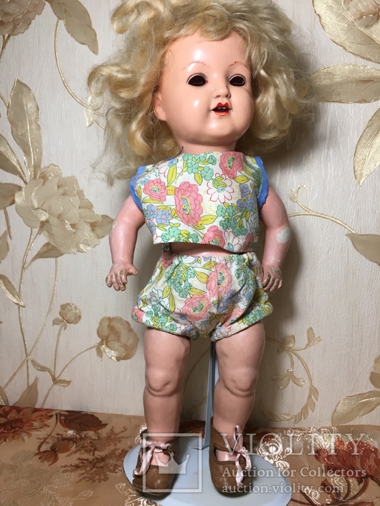 Антикваная кукла с клеймом черепашка. Schildkröt № 2