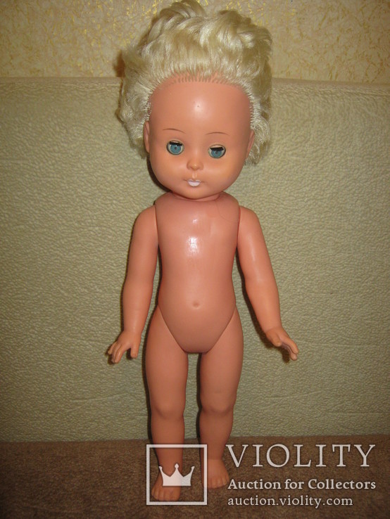Виниловая кукла гдр 40 см, фото №3