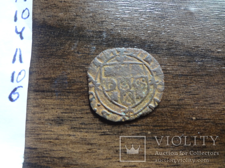 1 сейтил 1/6 реала  (1521-1557)  Португалия  Жуан III  (Л.10.6)~, фото №5