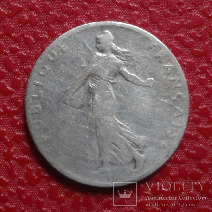 50 сантимов 1910  Франция  серебро   (Б.1.1)~, фото №2