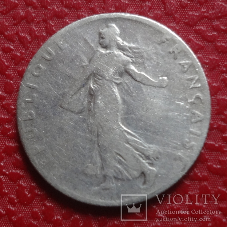 50 сантимов 1910  Франция  серебро   (Б.1.1)~, фото №3