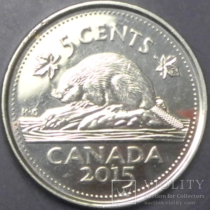 5 центів Канада 2015