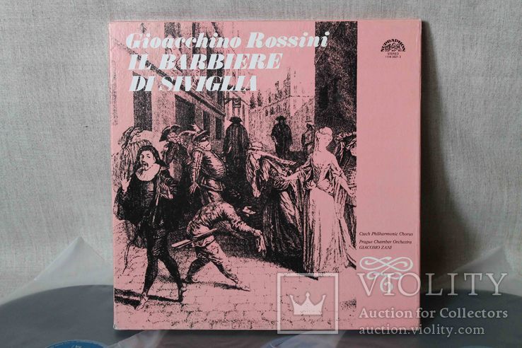 Пластинки 3 шт. в боксе. Gioacchino Rossini "Il Barbiere di Siviglia", фото №3