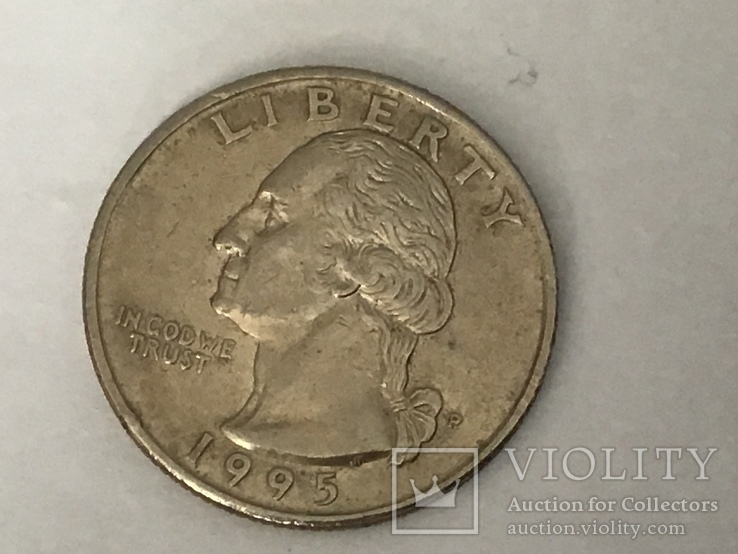 25 центов США  1995, фото №2