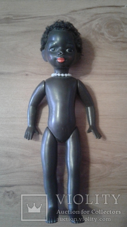 Негритенок Париковая кукла .Клеймо стоит цифра 2