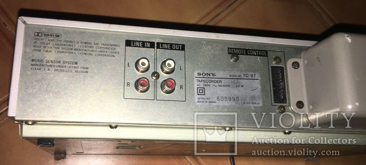 Магнитофон-приставка SONY TC-V7, на ремонт, фото №4