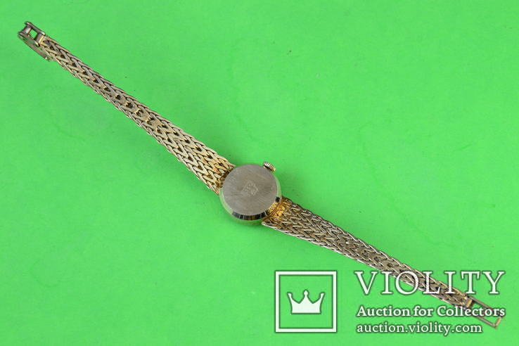  Женские часы с браслетом золото 333 проба, фото №4