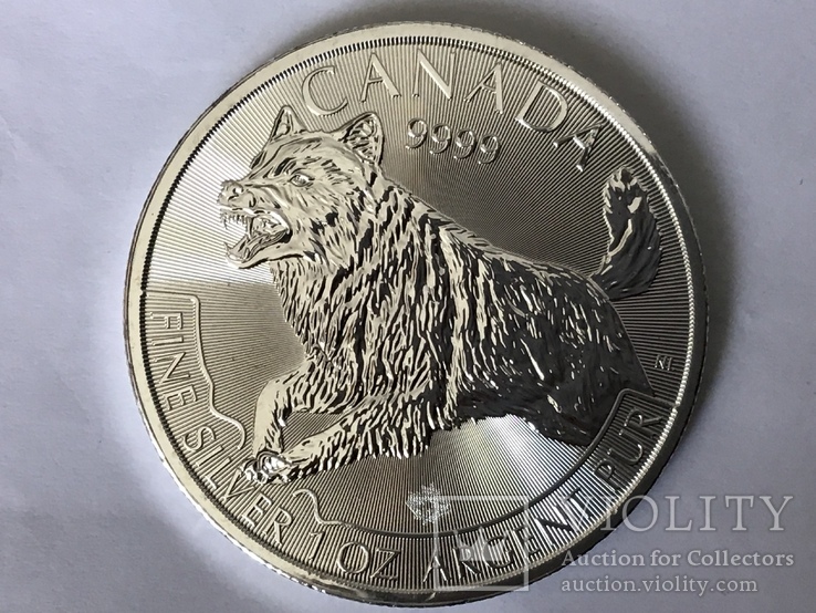 5 долларов Канада 2018 г. Серебро, фото №2