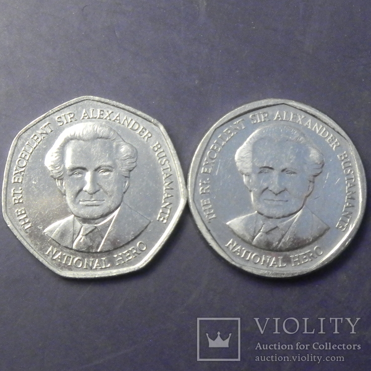 1 долар Ямайка 2008 (два різновиди), фото №3