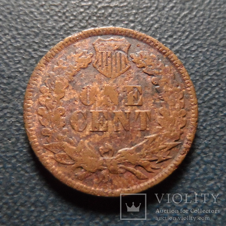 1  цент  1881  США    (Г.1.26)~, фото №3