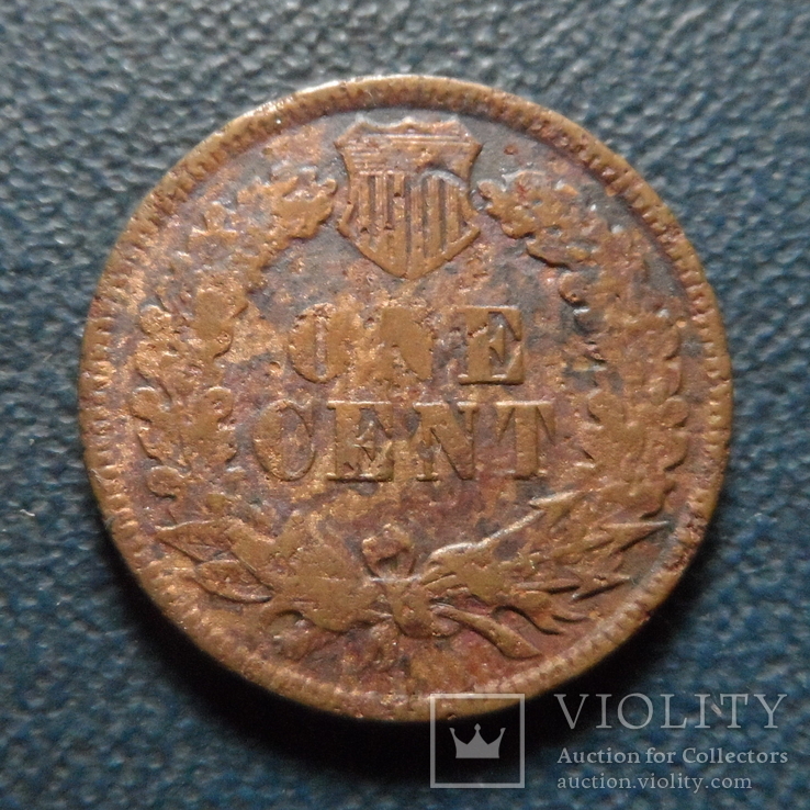 1  цент  1881  США    (Г.1.26)~, фото №4